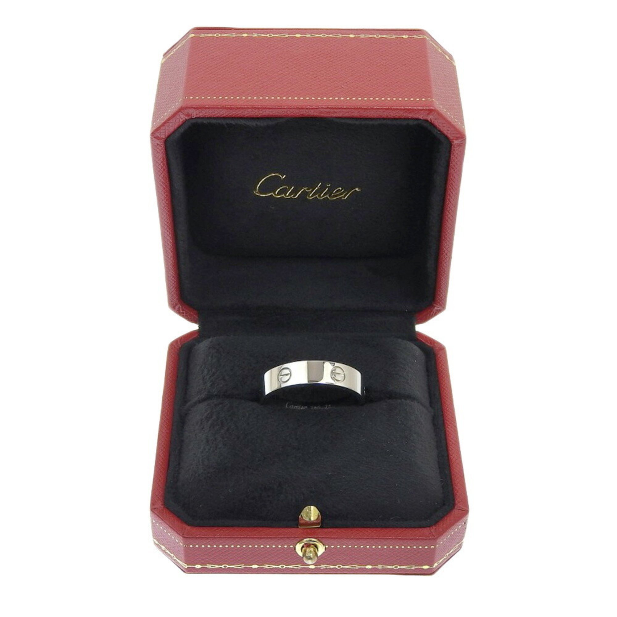 Cartier Love Ring, size 30, 18K white gold, approx. 10.8g, men's A+ rank, I120124032