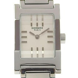 Hermes HERMES Tandem Watch TA1.210 Stainless Steel Quartz Analog Display Silver Dial Women's I220823022