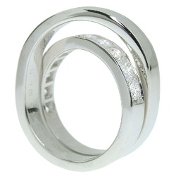 Cartier Paris Ring Size 11, 18K White Gold x Diamond, 13.6g, Parising, Women's, I120124043