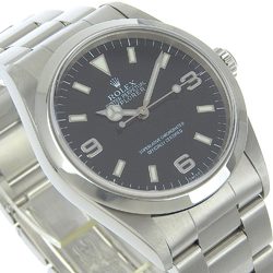 Rolex ROLEX Explorer 1 Watch A serial number 14270 Stainless steel Automatic winding Black dial Men's G120924001