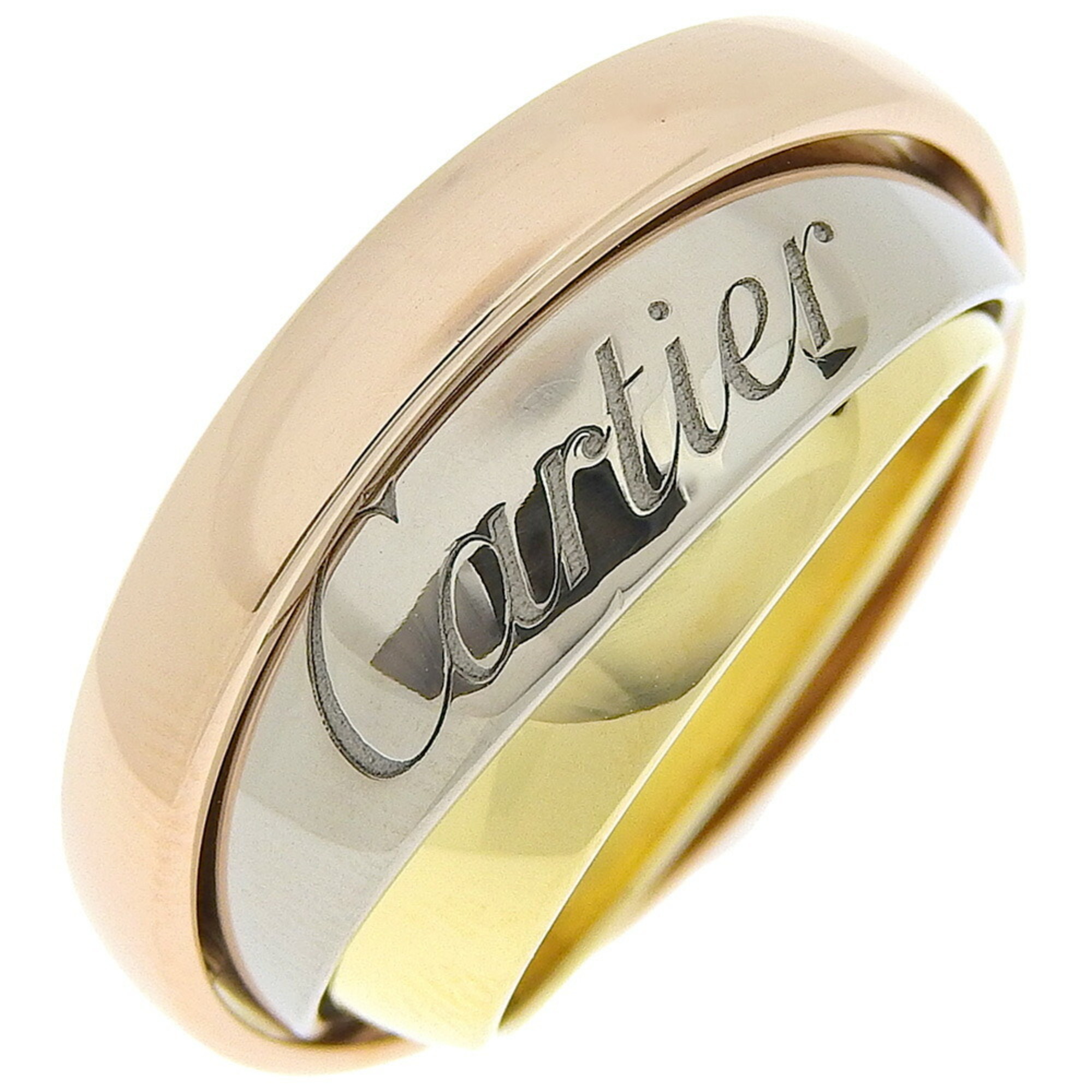 Cartier Trinity Ring Must Essence Size 9 2002 Xmas Limited Edition K18 Gold Approx. 14.0g Women's I120124042