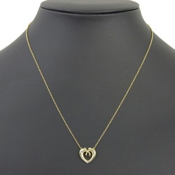 Tiffany & Co. Heart Ribbon Necklace, 18K Yellow Gold, Approx. 3.8g, Ribbon, Women's A+ Rank, I120124002