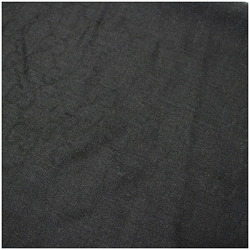 Gucci Wool x Silk Stole Shawl Rectangular Black GG Pattern 165904 GUCCI Women's