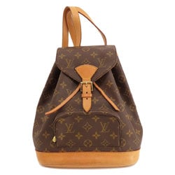 Louis Vuitton M51136 Montsouris Middle Monogram Backpack Daypack Canvas Women's LOUIS VUITTON