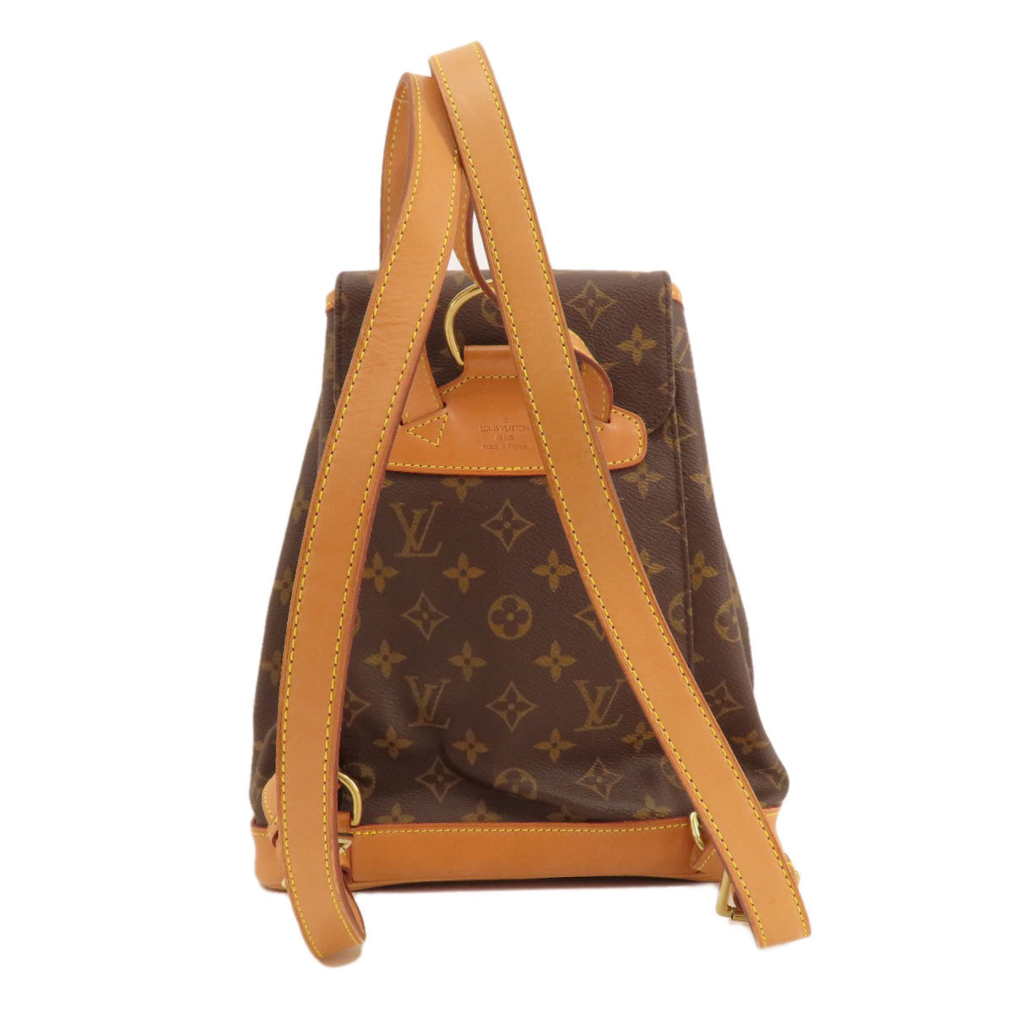 Louis Vuitton M51136 Montsouris Middle Monogram Backpack Daypack Canvas Women's LOUIS VUITTON