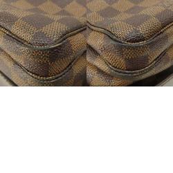 Louis Vuitton N45255 Naviglio Damier Ebene Shoulder Bag Canvas Women's LOUIS VUITTON