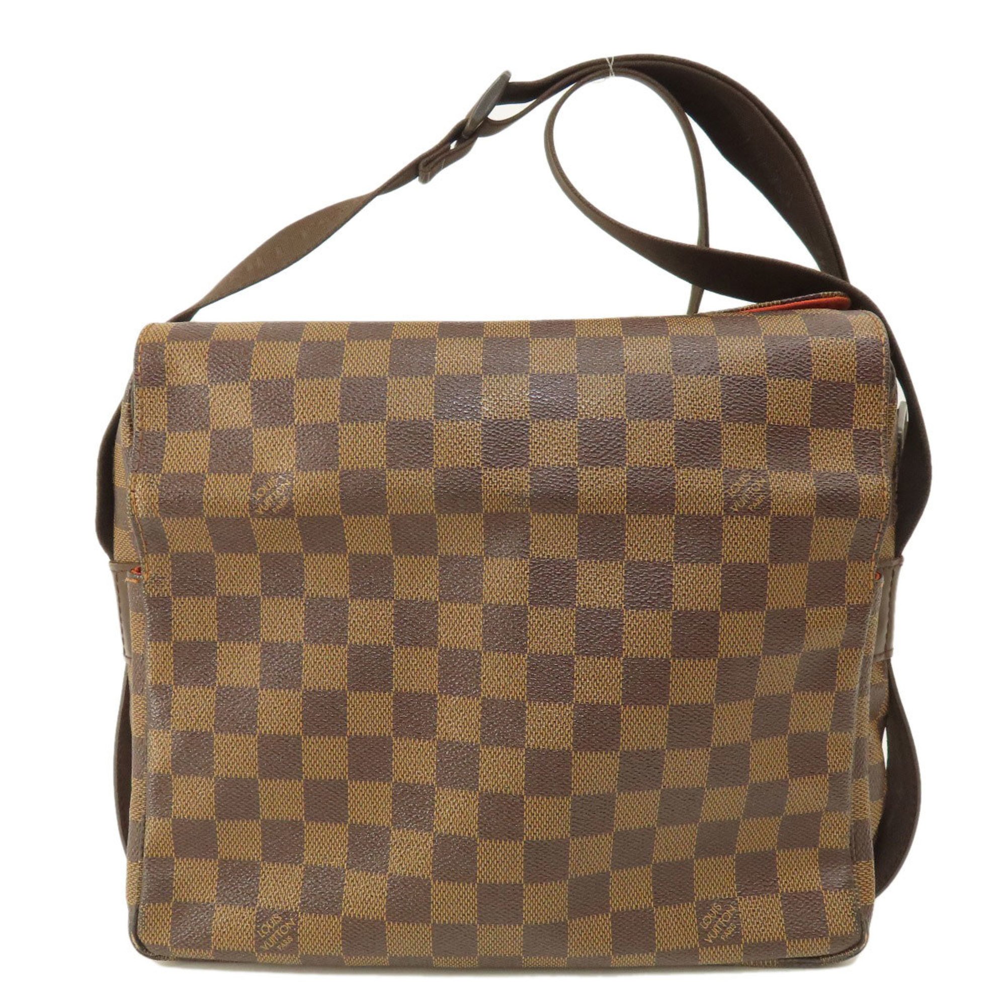 Louis Vuitton N45255 Naviglio Damier Ebene Shoulder Bag Canvas Women's LOUIS VUITTON