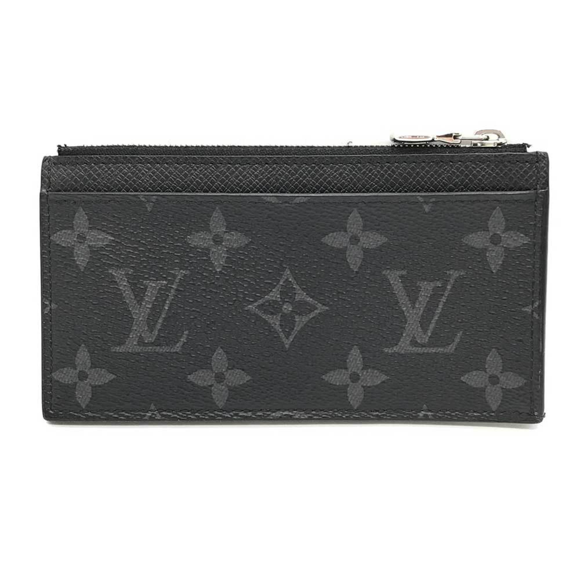 Louis Vuitton Card Holder Taigarama Monogram Eclipse Wallet/Coin Case M30271 LOUIS VUITTON