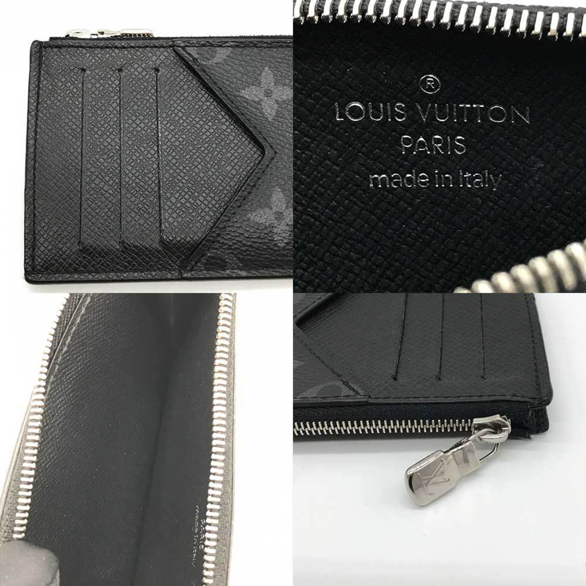 Louis Vuitton Card Holder Taigarama Monogram Eclipse Wallet/Coin Case M30271 LOUIS VUITTON