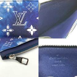 Louis Vuitton Bandana Monogram Coin Business Card Holder/Card Case M81432 LOUIS VUITTON Blue