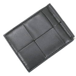 Bottega Veneta Bi-fold Wallet with Money Clip Dark Green Maxi Intrecciato Leather Men's Billfold BOTTEGA VENETA 667039 TK2268