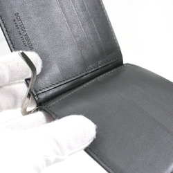 Bottega Veneta Bi-fold Wallet with Money Clip Dark Green Maxi Intrecciato Leather Men's Billfold BOTTEGA VENETA 667039 TK2268