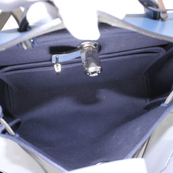 Hermes Airbag PM 2Way Handbag Shoulder Bag Navy Natural Leather Toile Officier Men's Women's AA1150