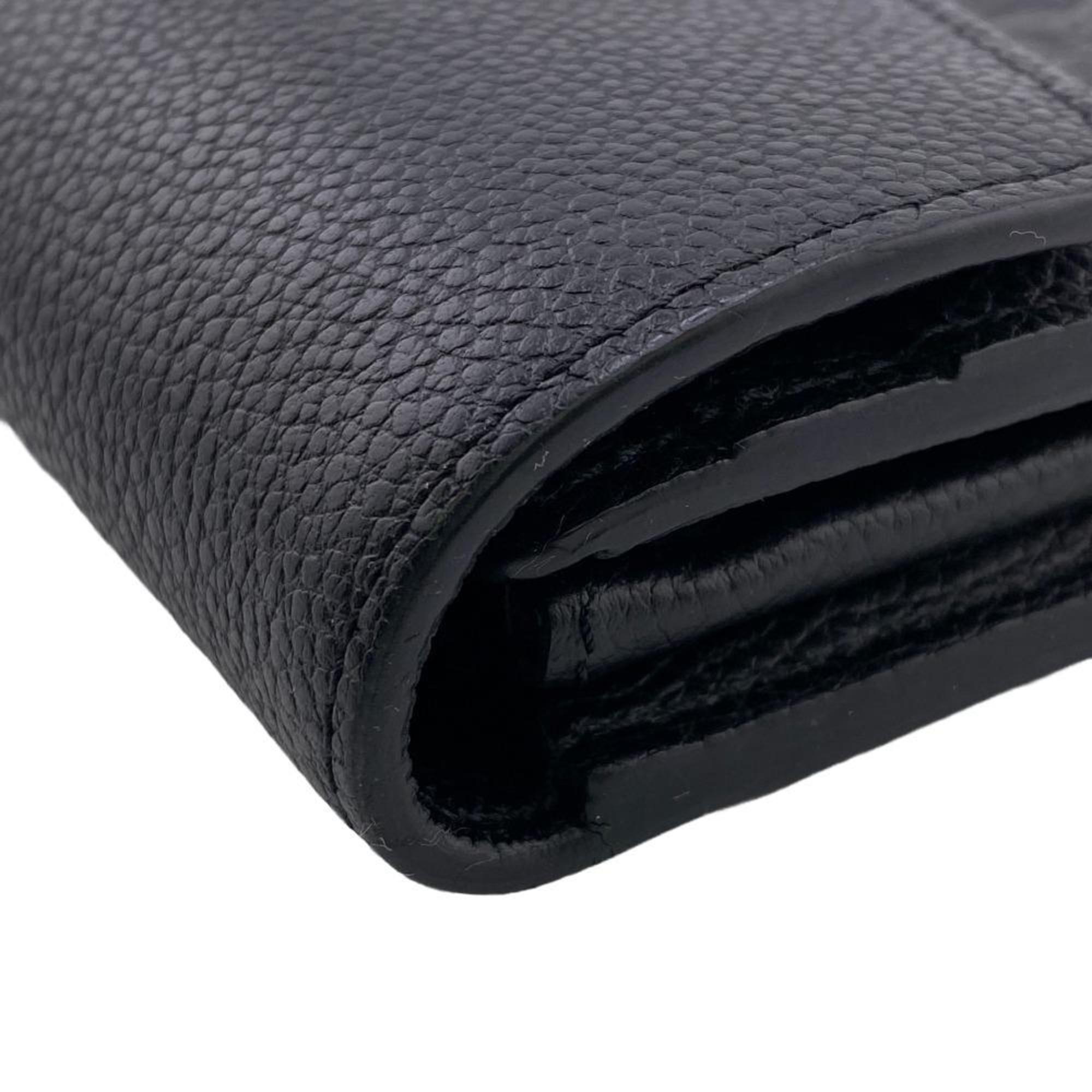 LOUIS VUITTON Louis Vuitton Portefeuille Sarah Monogram Empreinte Long Wallet Black Unisex Z0006029