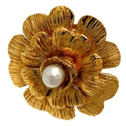 Chanel One-piece flower earrings GP for women 