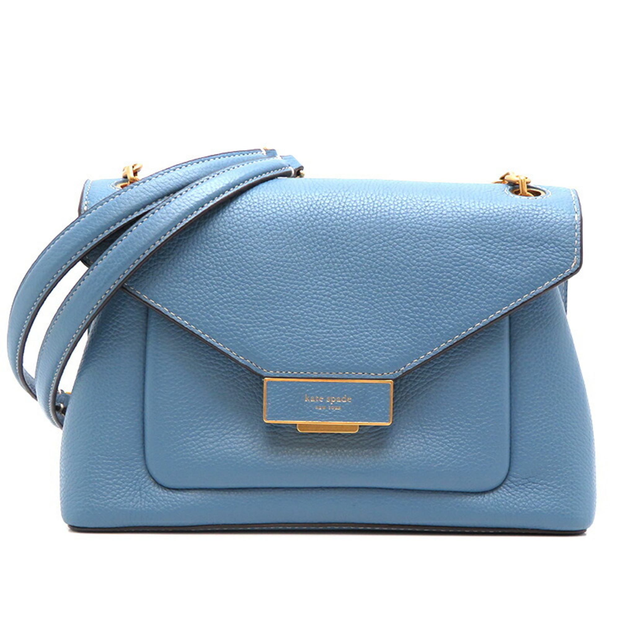 Kate Spade Gramercy Medium Convertible Women's Shoulder Bag K9916-1 Leather Blue