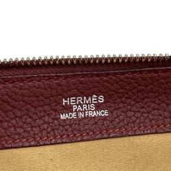 HERMES Hermes □K Paris Bombay 50 2007 Handbag Rouge Ash Unisex Z0006308