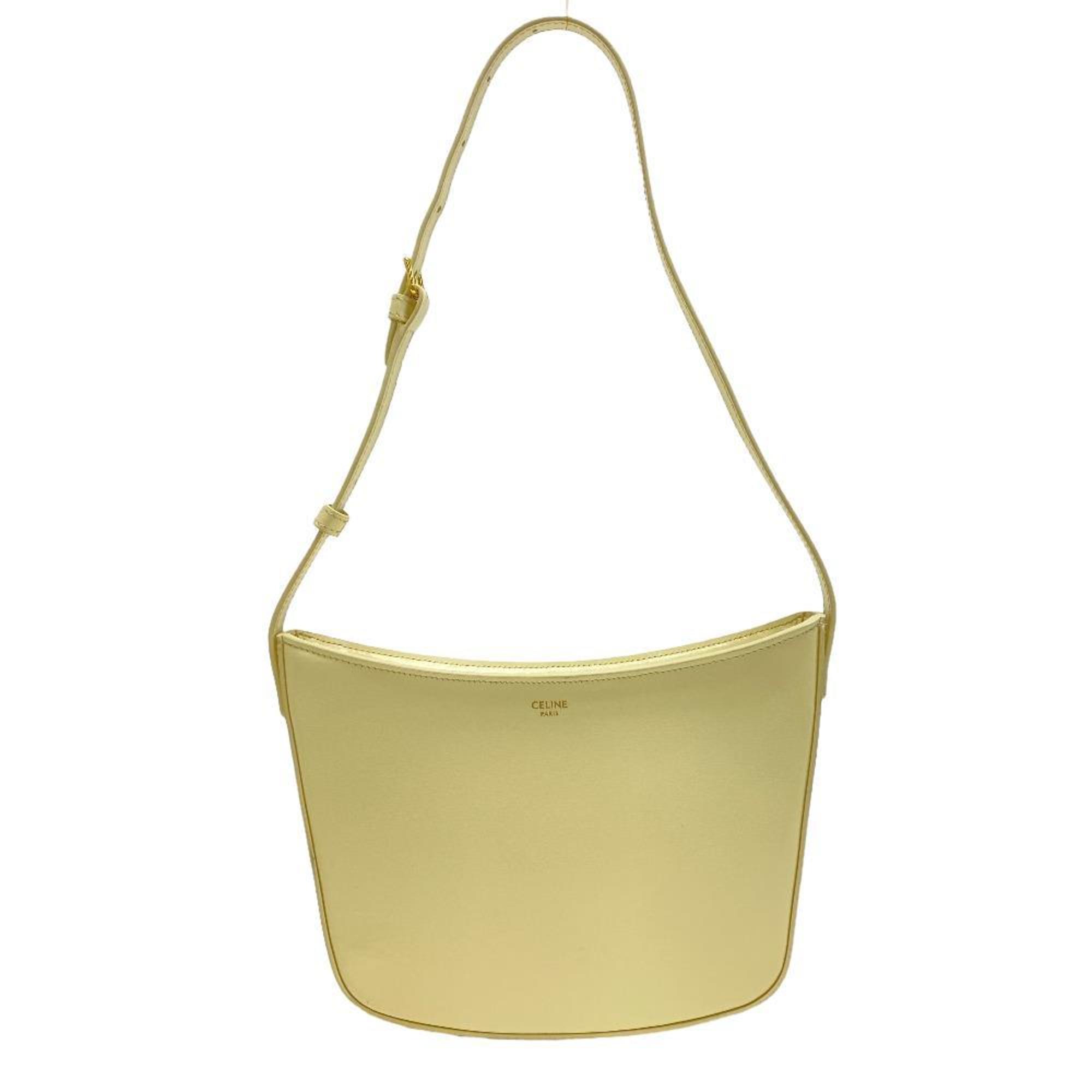 CELINE Medium Clock Bag Shoulder Cream Women's Z0005815