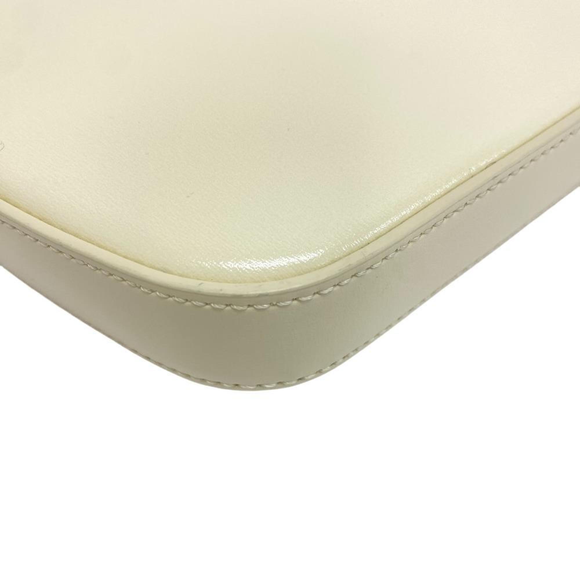 CELINE Medium Clock Bag Shoulder Cream Women's Z0005815