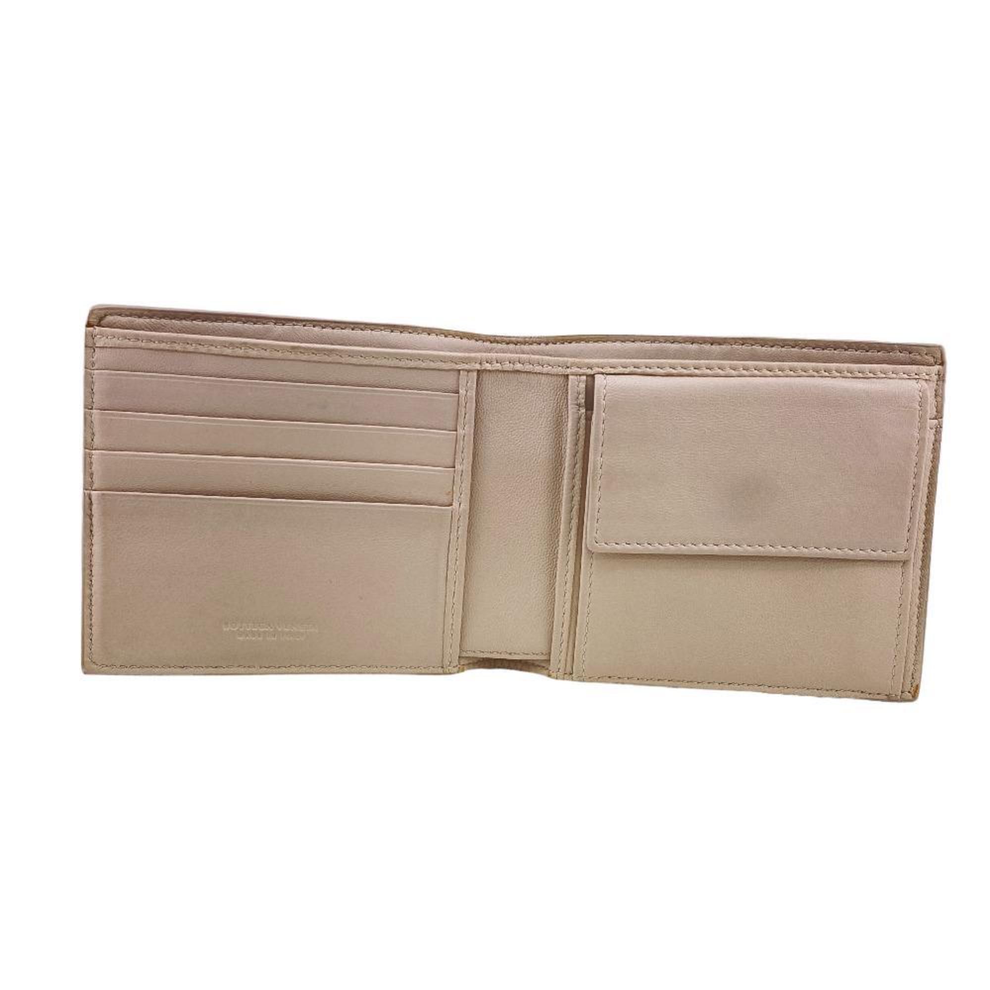 BOTTEGAVENETA Bottega Veneta Intrecciato Bi-fold Wallet Grey Men's Z0006252