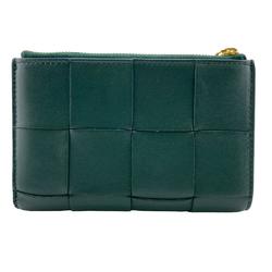 Bottega Veneta BOTTEGAVENETA Coin Cassette Bi-fold Wallet Green Men's Z0005996