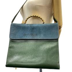 LOEWE Velazquez Shoulder Bag Handbag Green Women's Z0005943