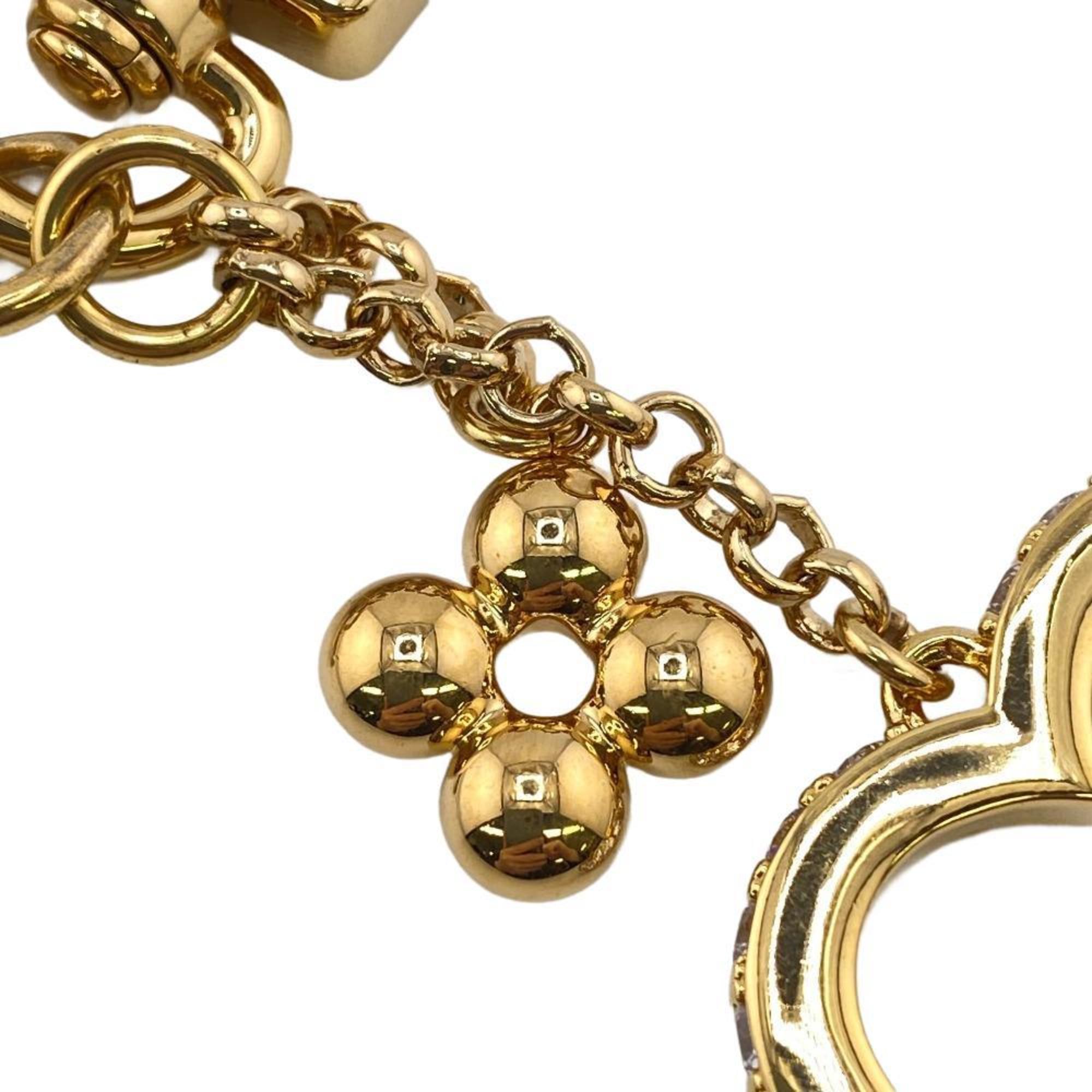 LOUIS VUITTON M10703 My LV Love Keychain Key Ring Gold Women's Z0006129