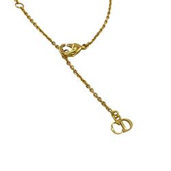 Christian Dior Dior Clair D Lune Faux Pearl Necklace Gold Women's Z0006213