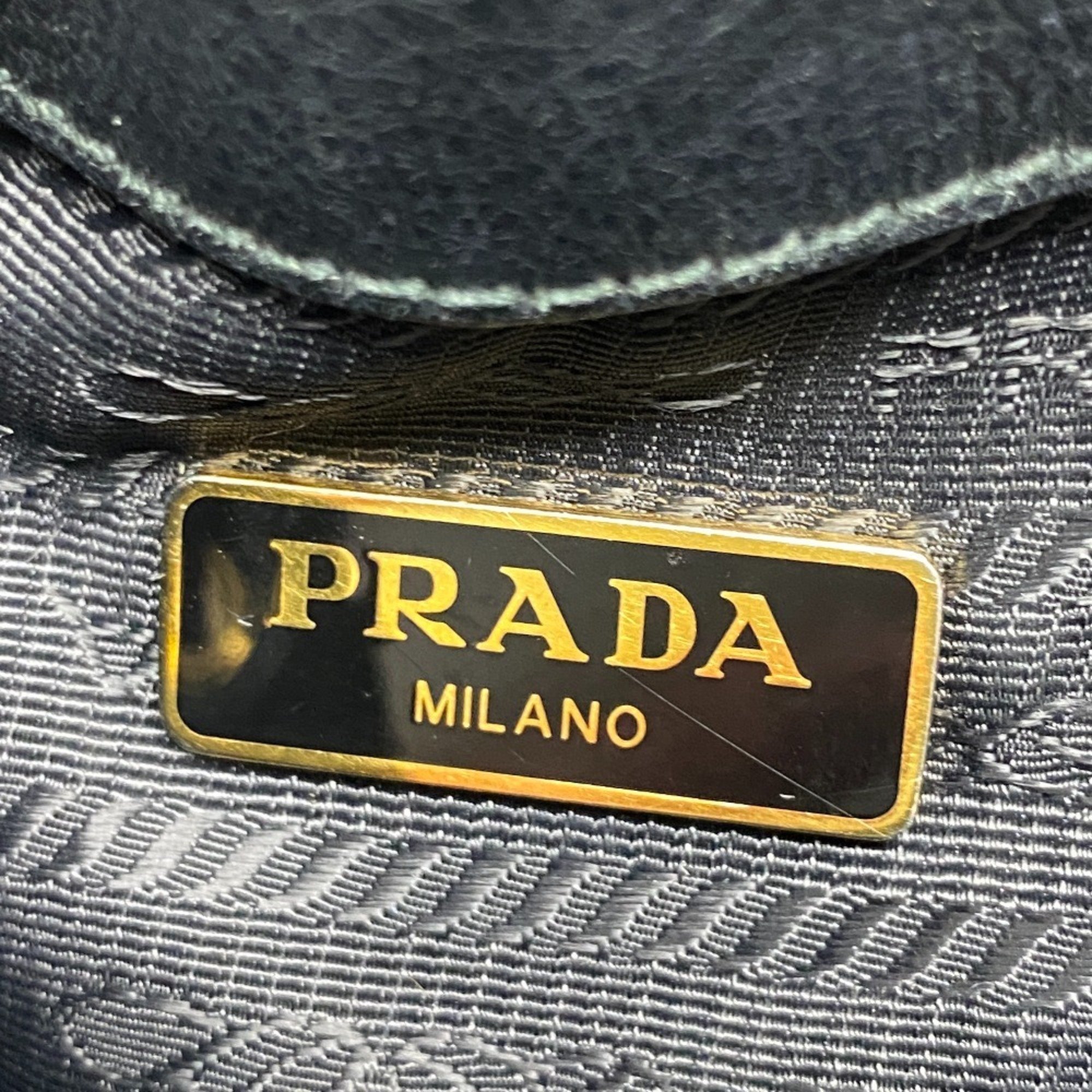 PRADA Prada Hand Shoulder Bag Handbag Black Women's Z0006047