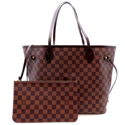 Louis Vuitton Neverfull MM Women's Tote Bag N41358 Damier Cerise (Red) Brown