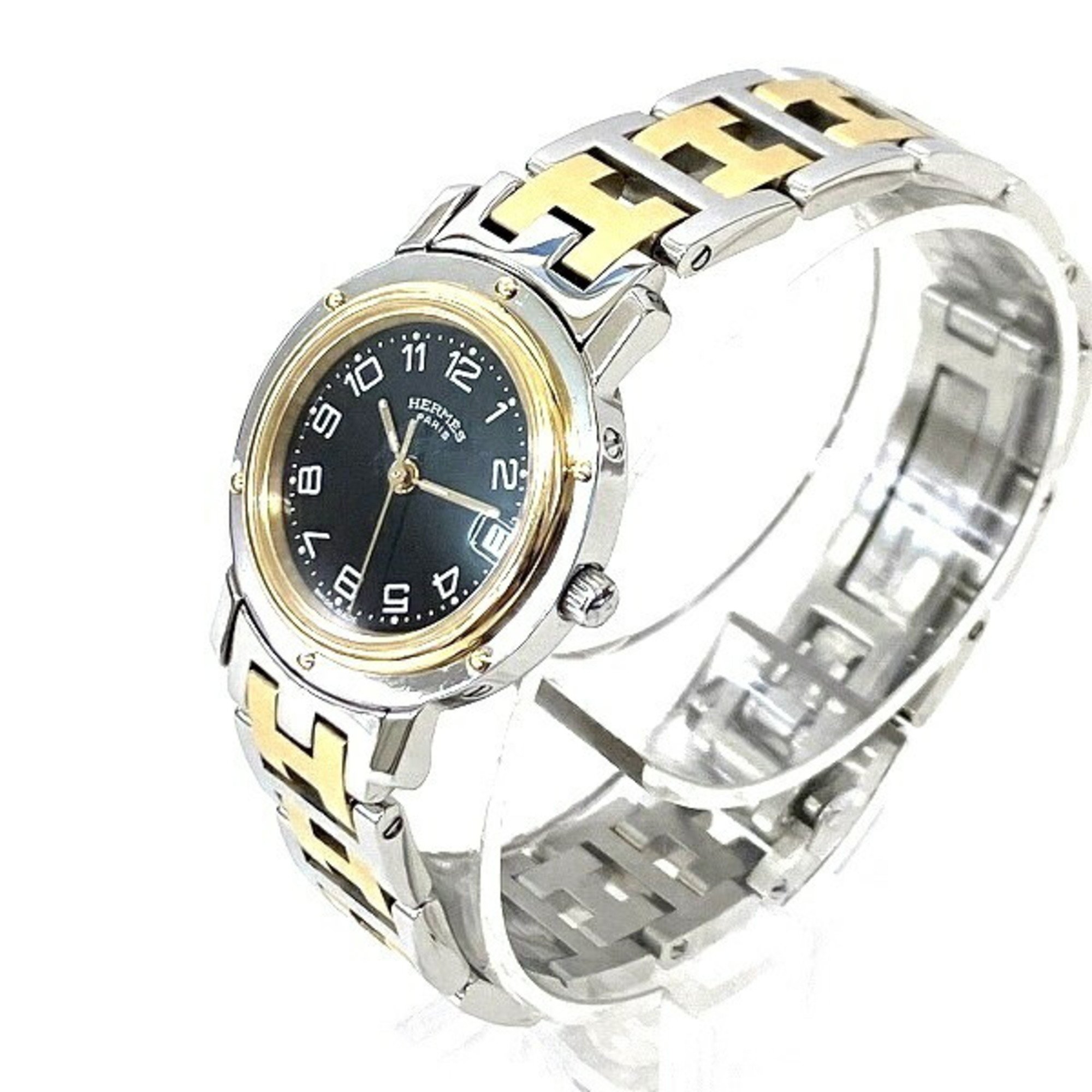 Hermes Clipper CL4.220 Quartz Watch Women's Wristwatch