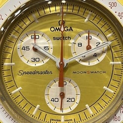 Omega x Swatch SO33J100 Quartz MoonSwatch Mission to the Sun Watch Men's Wristwatch