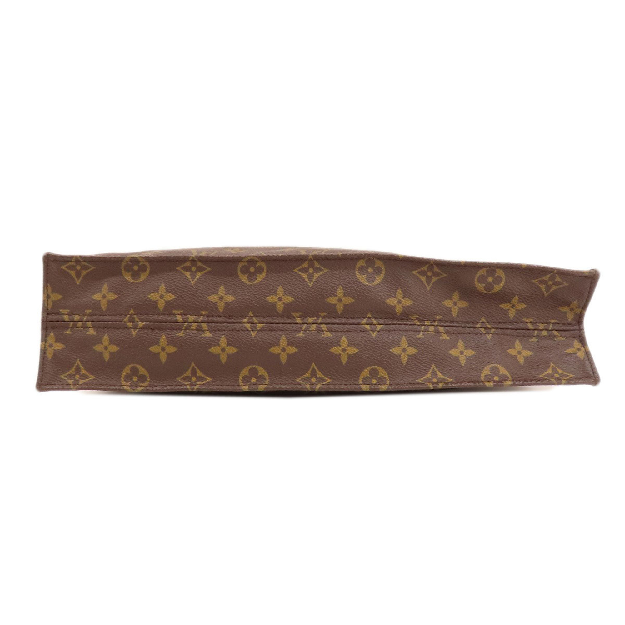 Louis Vuitton M51140 Sac Plat Monogram Handbag Canvas Women's LOUIS VUITTON