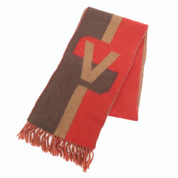 Louis Vuitton Echarpe V Histric Scarf Wool/Cashmere Women's LOUIS VUITTON