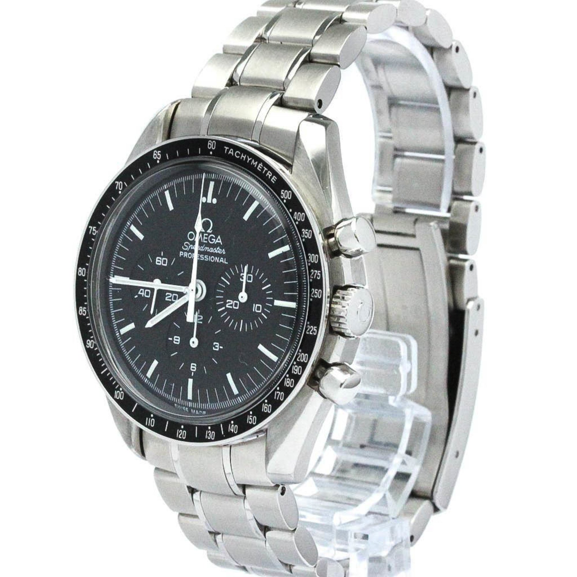 Polished OMEGA Speedmaster Professional Steel Moon Watch 3570.50 BF567465