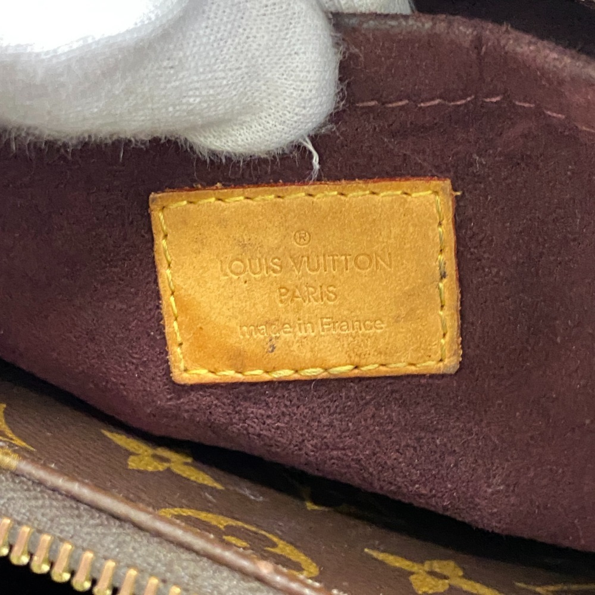 LOUIS VUITTON M41067 Montaigne GM Monogram Handbag Brown Women's Z0005844