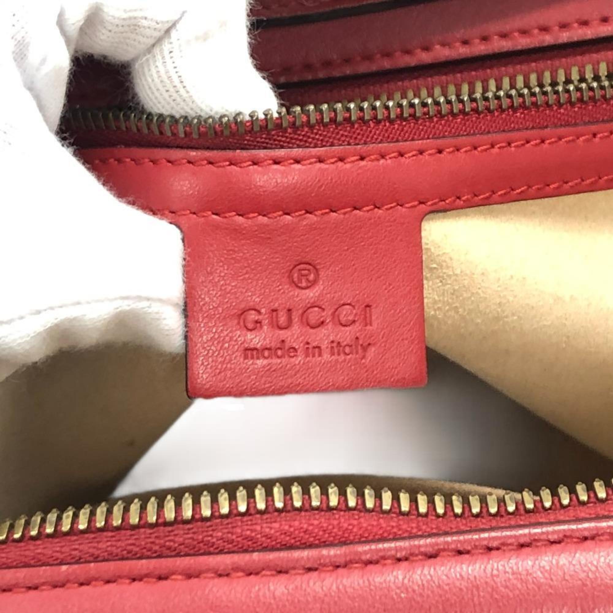 GUCCI 498100 GG Marmont Shoulder Bag Red Women's Z0005817