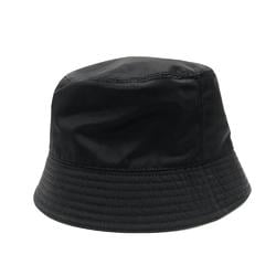 PRADA Prada L Bucket Hat Triangle Plate Black - Z0005871