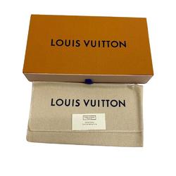 LOUIS VUITTON M81384 Vertical Zippy Wallet Monogram Shadow Long Grey Unisex Z0005675