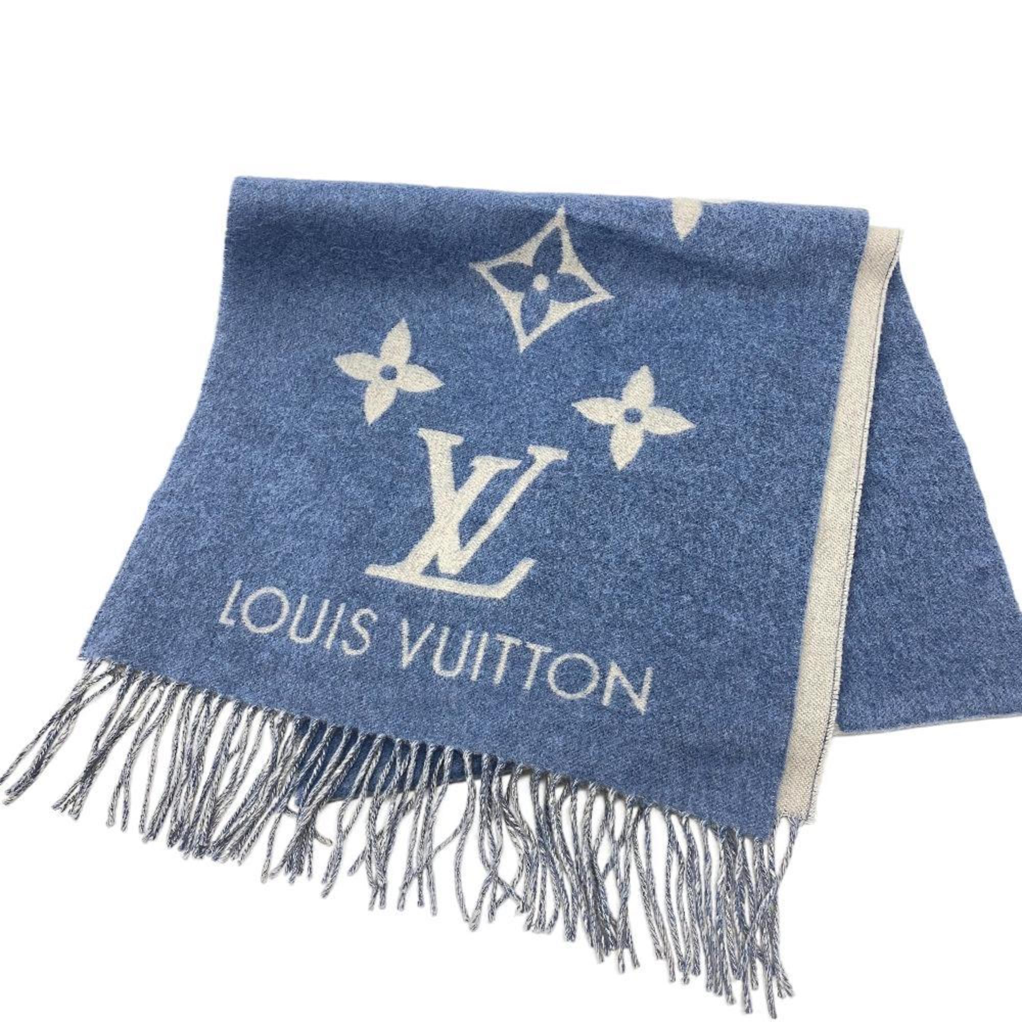 LOUIS VUITTON M75704 Echarpe Reykjavik Scarf Grey Women's Z0006076