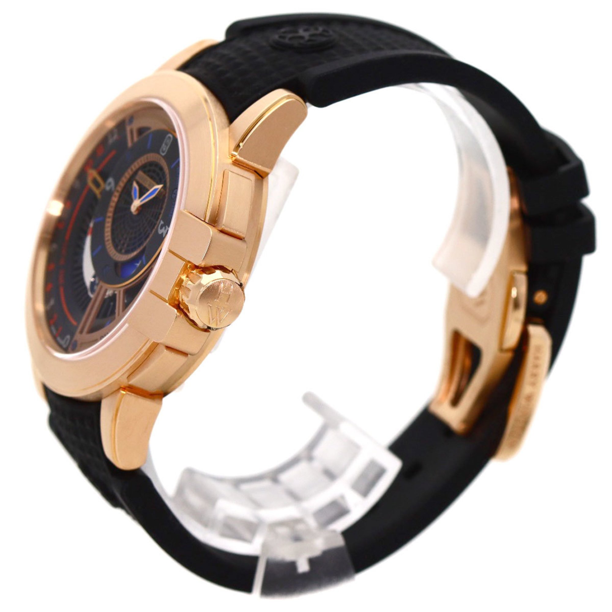 Harry Winston OCEATZ44RR011 HW Ocean Dual Time Automatic Watch K18RG/Rubber/K18 Rose Gold Men's HARRY WINSTON