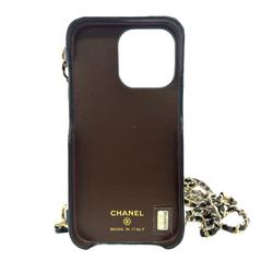 CHANEL Chanel Matelasse Mobile Case Black Women's Z0005867