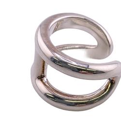HERMES Hermes Osmos GM Ring, Silver, Men's Z0005873