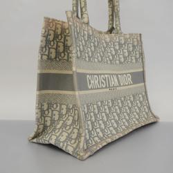 Christian Dior Tote Bag Trotter Canvas Grey Women's