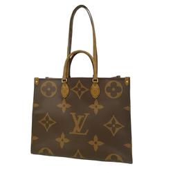 Louis Vuitton Handbag Monogram Giant On The Go GM M44576 Brown Women's