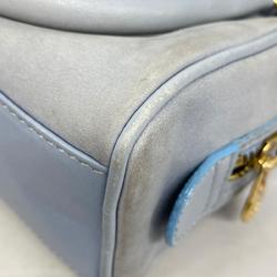 Celine handbag suede blue ladies