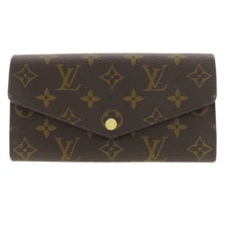 Louis Vuitton M62234 Portefeuille Sarah Monogram Fuchsia Long Wallet Canvas Women's LOUIS VUITTON