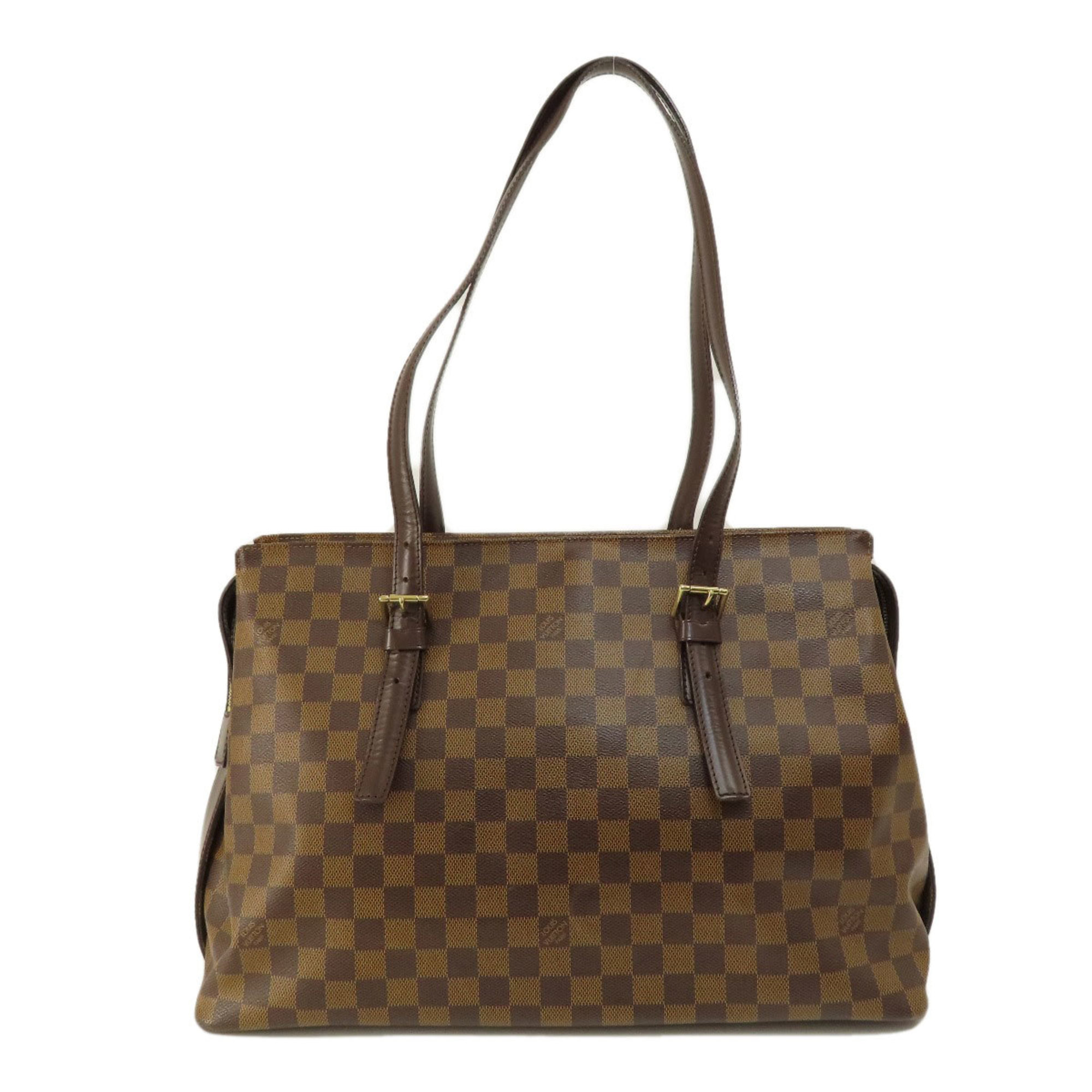 Louis Vuitton N51119 Chelsea Damier Ebene Tote Bag Canvas Women's LOUIS VUITTON