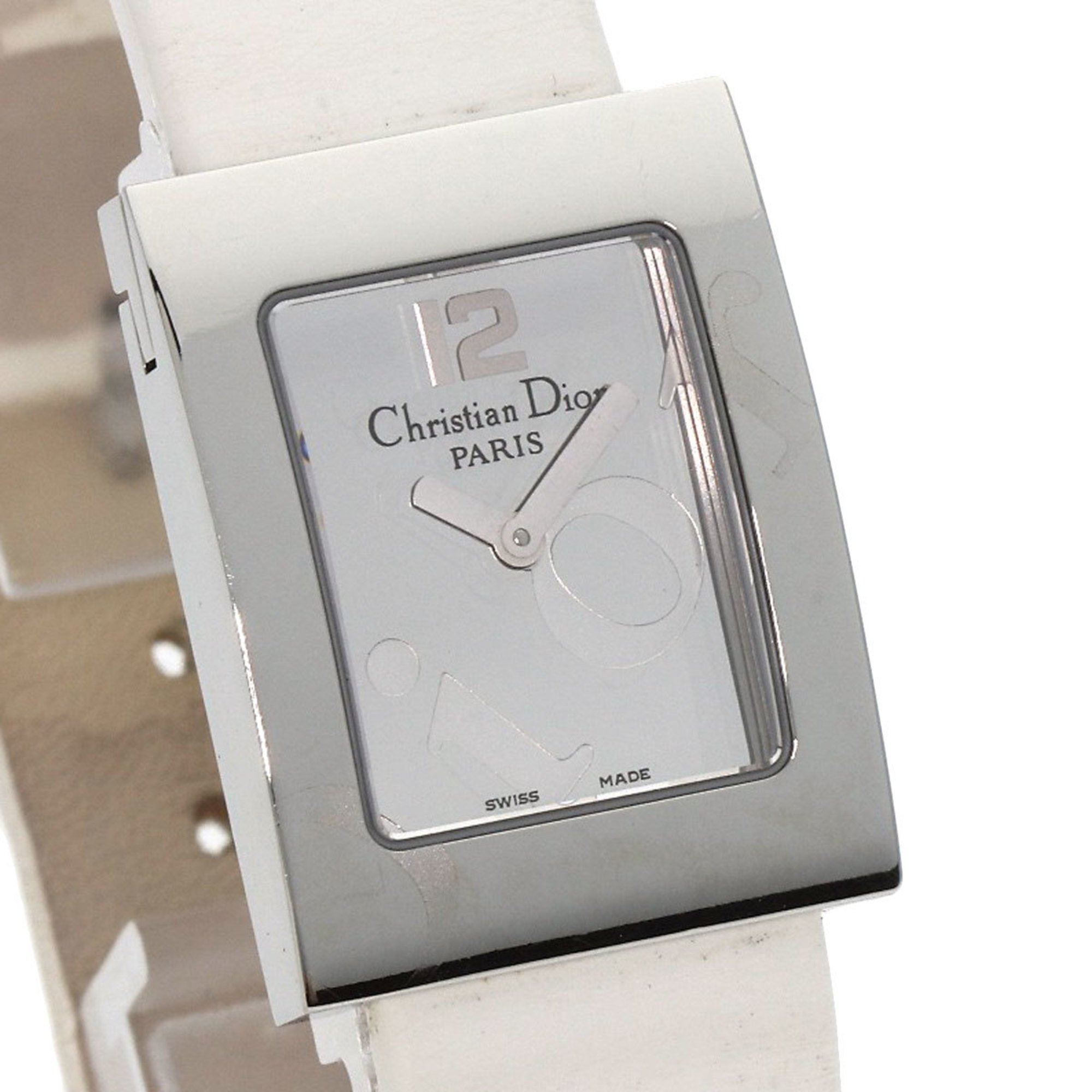 Christian Dior D78-1092 Malice Watch with Replacement Strap Stainless Steel/Leather Women's CHRISTIAN DIOR