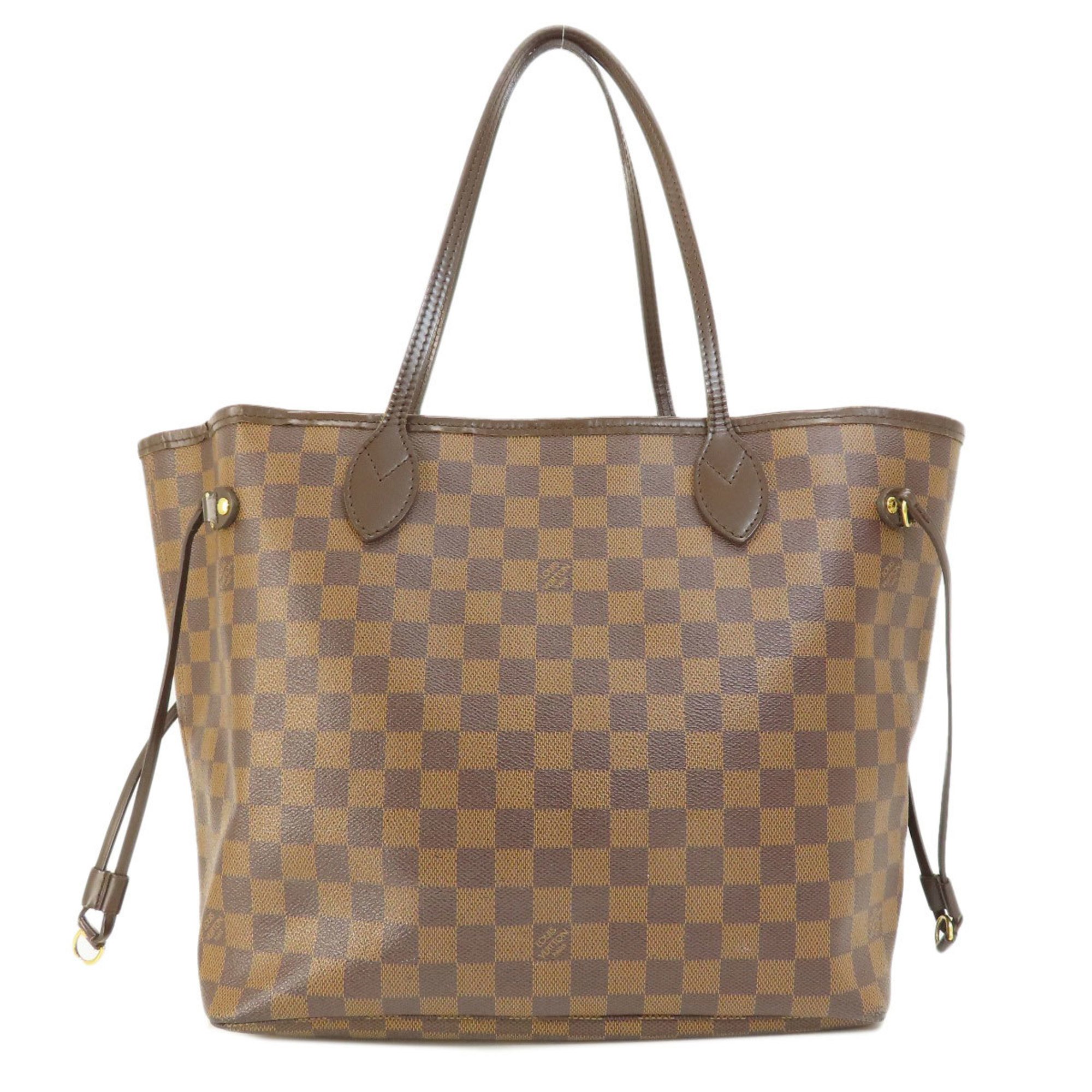 Louis Vuitton N51105 Neverfull MM Damier Ebene Tote Bag Canvas Women's LOUIS VUITTON